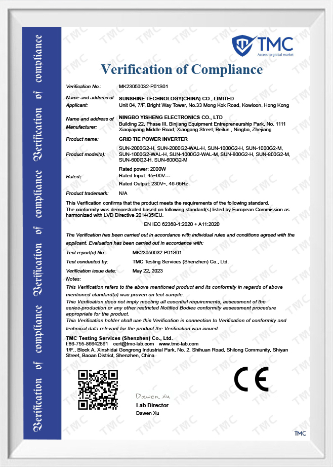 Ningbo Yisheng Electronics Co. , Ltd.